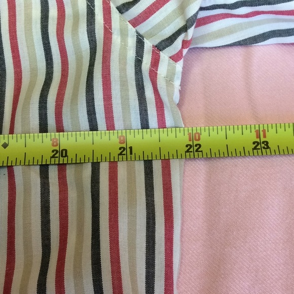 FINAL SALE PRICE Cabin Creek Striped Button Down Shirt Medium - Picture 7 of 7